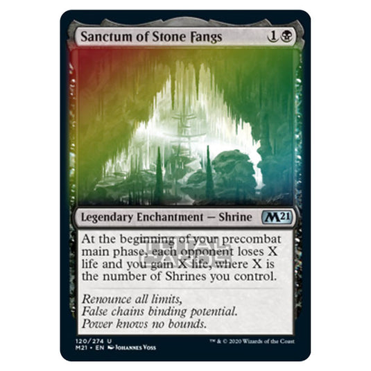 Magic The Gathering - Core Set 2021 - Sanctum of Stone Fangs - 120/274 (Foil)