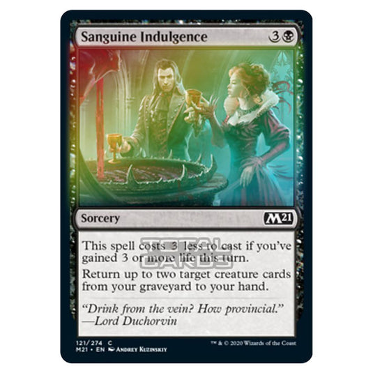 Magic The Gathering - Core Set 2021 - Sanguine Indulgence - 121/274 (Foil)