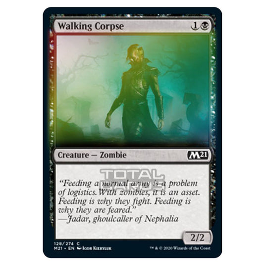 Magic The Gathering - Core Set 2021 - Walking Corpse - 128/274 (Foil)