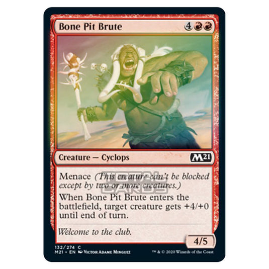 Magic The Gathering - Core Set 2021 - Bone Pit Brute - 132/274 (Foil)