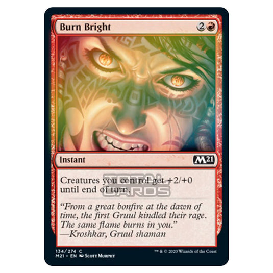 Magic The Gathering - Core Set 2021 - Burn Bright - 134/274 (Foil)