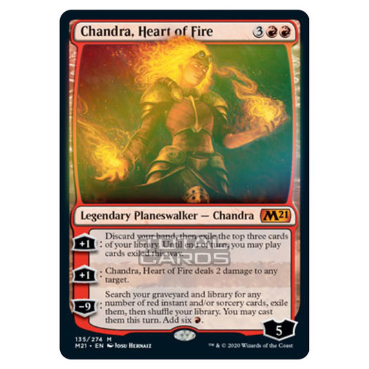 Magic The Gathering - Core Set 2021 - Chandra, Heart of Fire - 135/274 (Foil)