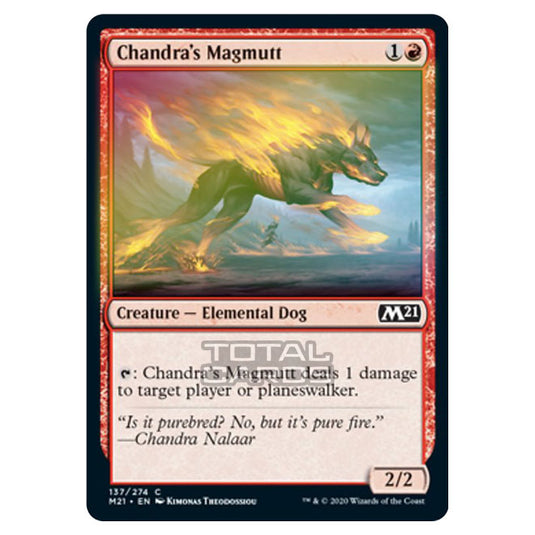 Magic The Gathering - Core Set 2021 - Chandra's Magmutt - 137/274 (Foil)