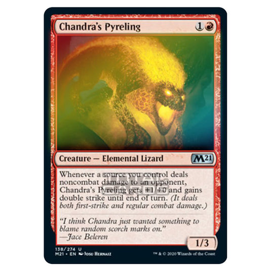 Magic The Gathering - Core Set 2021 - Chandra's Pyreling - 138/274 (Foil)