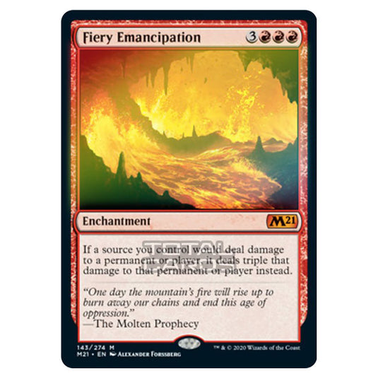 Magic The Gathering - Core Set 2021 - Fiery Emancipation - 143/274 (Foil)