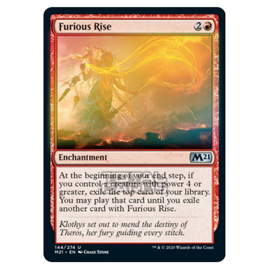 Magic The Gathering - Core Set 2021 - Furious Rise - 144/274 (Foil)