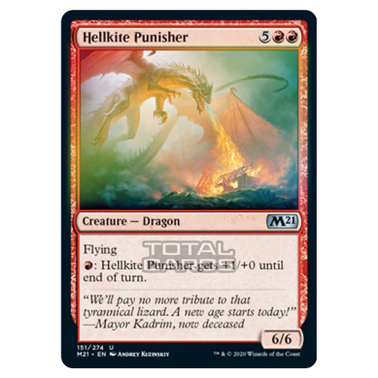Magic The Gathering - Core Set 2021 - Hellkite Punisher - 151/274 (Foil)