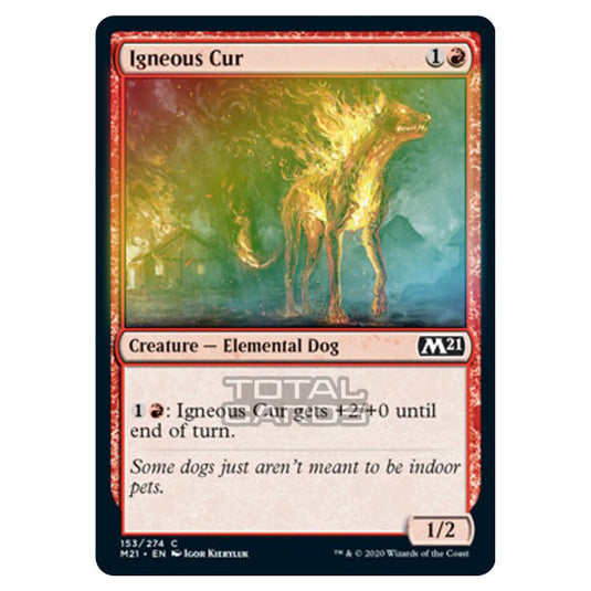 Magic The Gathering - Core Set 2021 - Igneous Cur - 153/274 (Foil)