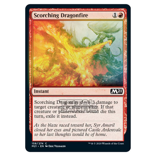 Magic The Gathering - Core Set 2021 - Scorching Dragonfire - 158/274 (Foil)