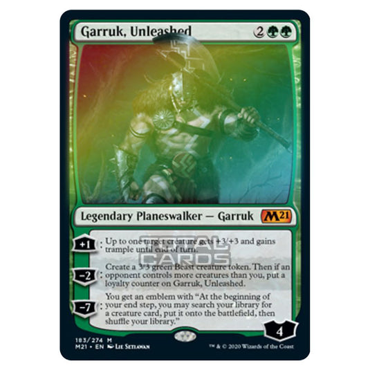 Magic The Gathering - Core Set 2021 - Garruk, Unleashed - 183/274 (Foil)