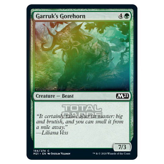 Magic The Gathering - Core Set 2021 - Garruk's Gorehorn - 184/274 (Foil)