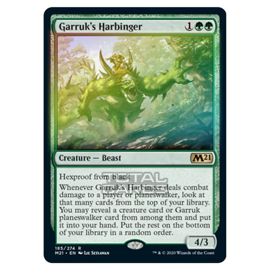 Magic The Gathering - Core Set 2021 - Garruk's Harbinger - 185/274 (Foil)