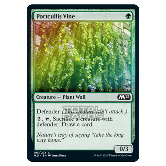 Magic The Gathering - Core Set 2021 - Portcullis Vine - 195/274 (Foil)