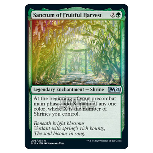 Magic The Gathering - Core Set 2021 - Sanctum of Fruitful Harvest - 203/274 (Foil)