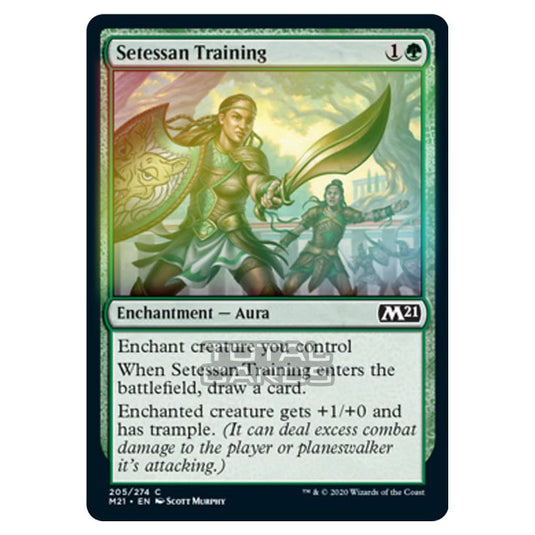 Magic The Gathering - Core Set 2021 - Setessan Training - 205/274 (Foil)