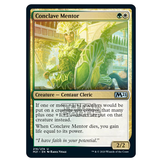 Magic The Gathering - Core Set 2021 - Conclave Mentor - 216/274 (Foil)