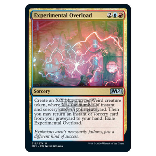 Magic The Gathering - Core Set 2021 - Experimental Overload - 218/274 (Foil)