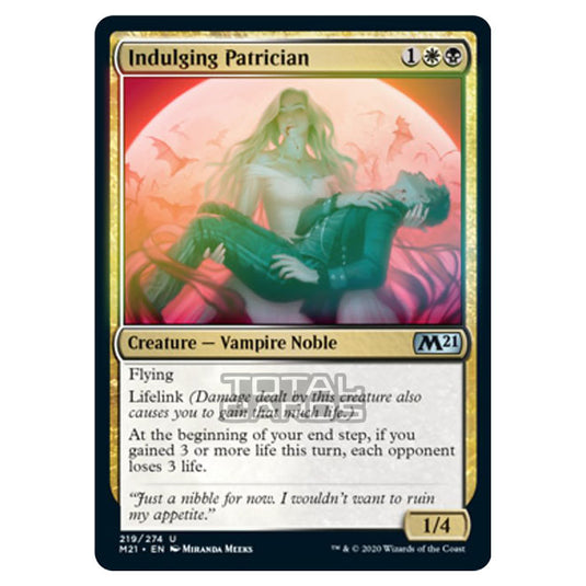 Magic The Gathering - Core Set 2021 - Indulging Patrician - 219/274 (Foil)