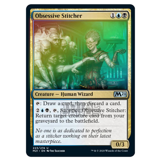 Magic The Gathering - Core Set 2021 - Obsessive Stitcher - 223/274 (Foil)