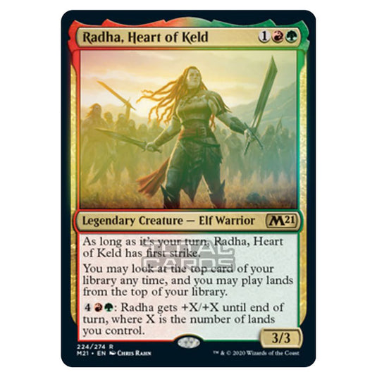 Magic The Gathering - Core Set 2021 - Radha, Heart of Keld - 224/274 (Foil)