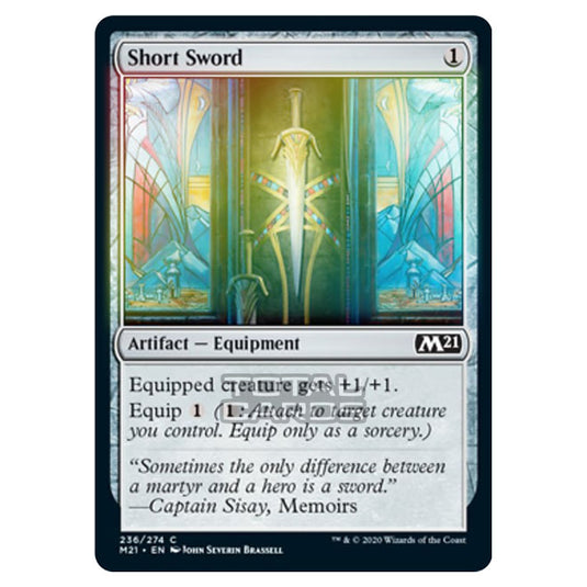 Magic The Gathering - Core Set 2021 - Short Sword - 236/274 (Foil)