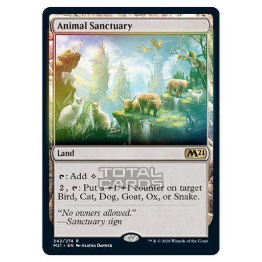 Magic The Gathering - Core Set 2021 - Animal Sanctuary - 242/274 (Foil)