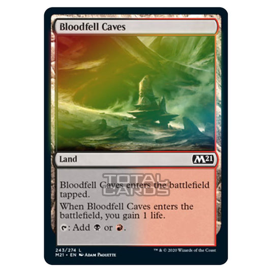 Magic The Gathering - Core Set 2021 - Bloodfell Caves - 243/274 (Foil)