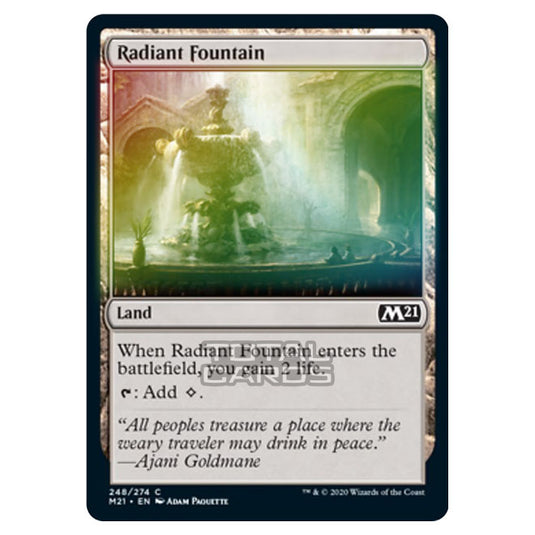 Magic The Gathering - Core Set 2021 - Radiant Fountain - 248/274 (Foil)