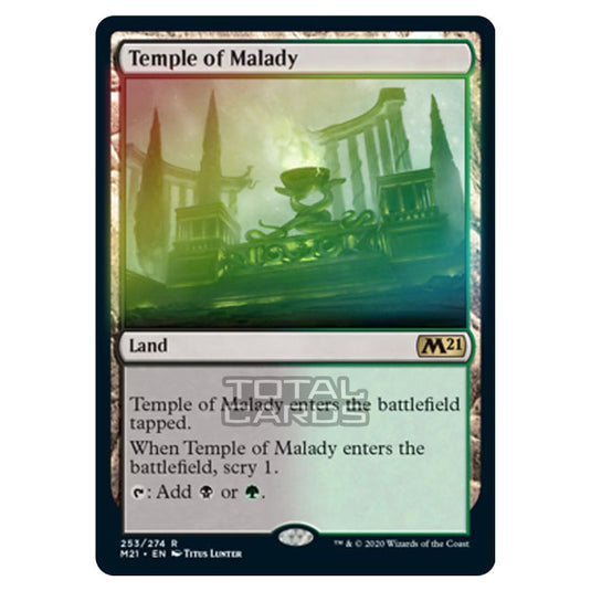 Magic The Gathering - Core Set 2021 - Temple of Malady - 253/274 (Foil)