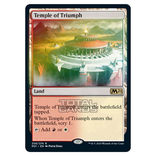 Magic The Gathering - Core Set 2021 - Temple of Triumph - 256/274 (Foil)