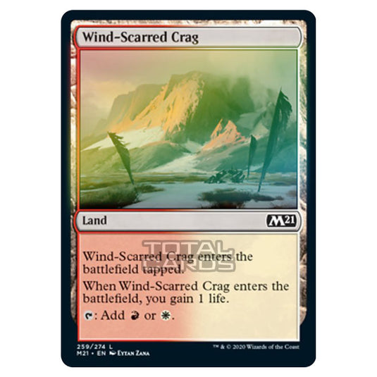 Magic The Gathering - Core Set 2021 - Wind-Scarred Crag - 259/274 (Foil)