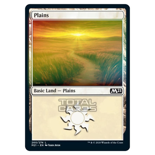 Magic The Gathering - Core Set 2021 - Plains - 260/274 (Foil)