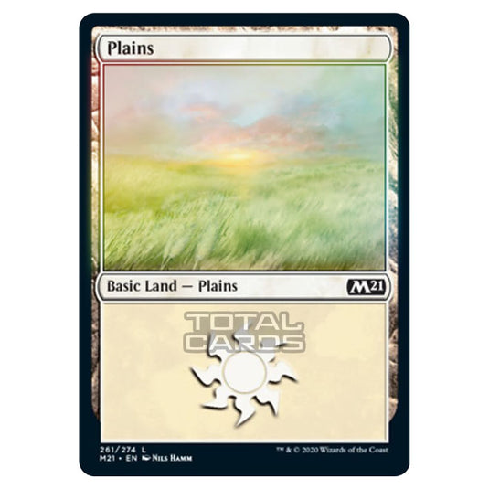 Magic The Gathering - Core Set 2021 - Plains - 261/274 (Foil)