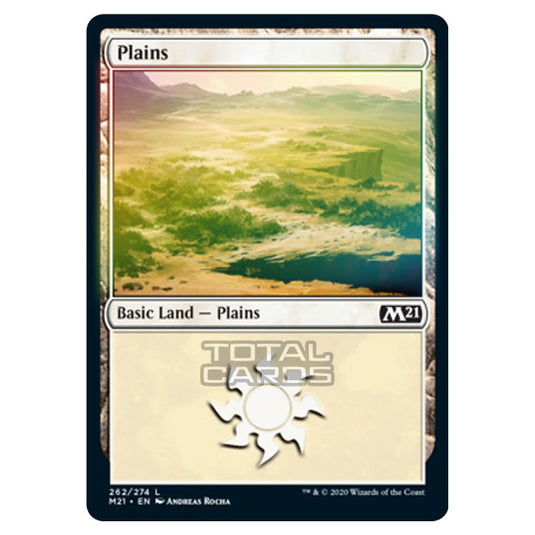 Magic The Gathering - Core Set 2021 - Plains - 262/274 (Foil)