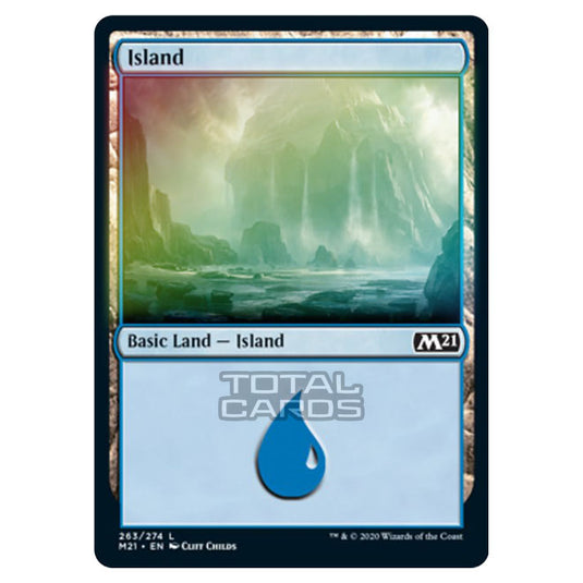 Magic The Gathering - Core Set 2021 - Island - 263/274 (Foil)