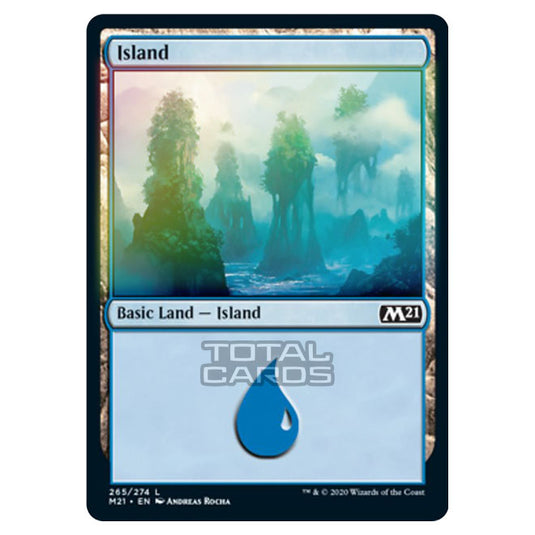 Magic The Gathering - Core Set 2021 - Island - 265/274 (Foil)