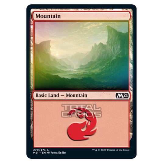 Magic The Gathering - Core Set 2021 - Mountain - 270/274 (Foil)