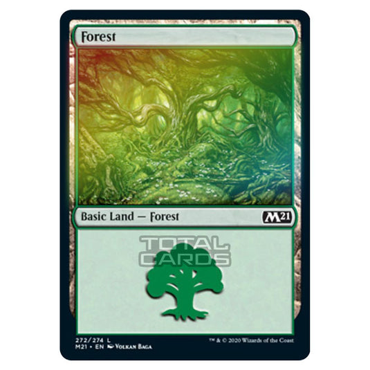 Magic The Gathering - Core Set 2021 - Forest - 272/274 (Foil)