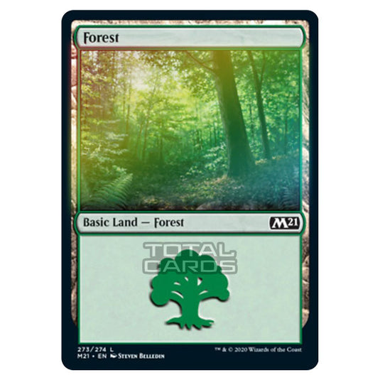 Magic The Gathering - Core Set 2021 - Forest - 273/274 (Foil)