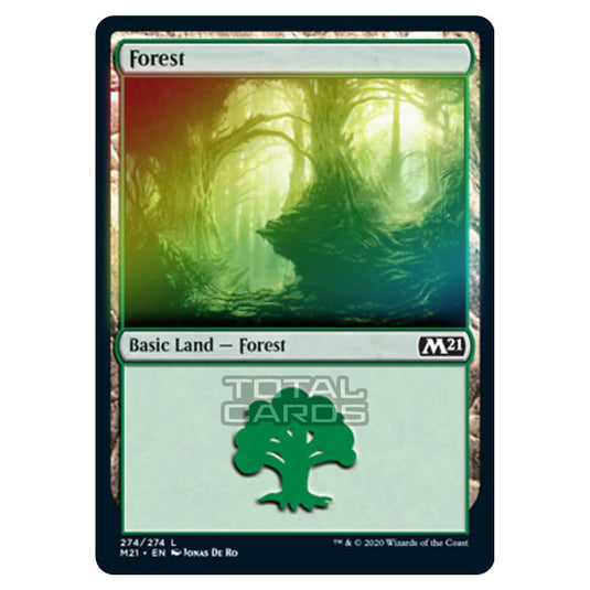 Magic The Gathering - Core Set 2021 - Forest - 274/274 (Foil)