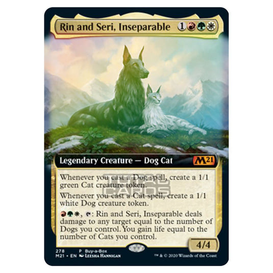 Magic The Gathering - Core Set 2021 - Rin and Seri, Inseparable - 278/274 (Foil)