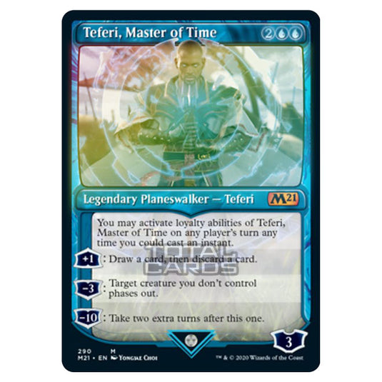 Magic The Gathering - Core Set 2021 - Teferi, Master of Time - 290/274 (Foil)