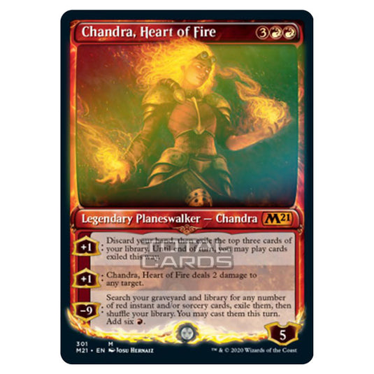 Magic The Gathering - Core Set 2021 - Chandra, Heart of Fire - 301/274 (Foil)