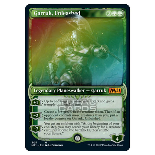 Magic The Gathering - Core Set 2021 - Garruk, Unleashed - 305/274 (Foil)