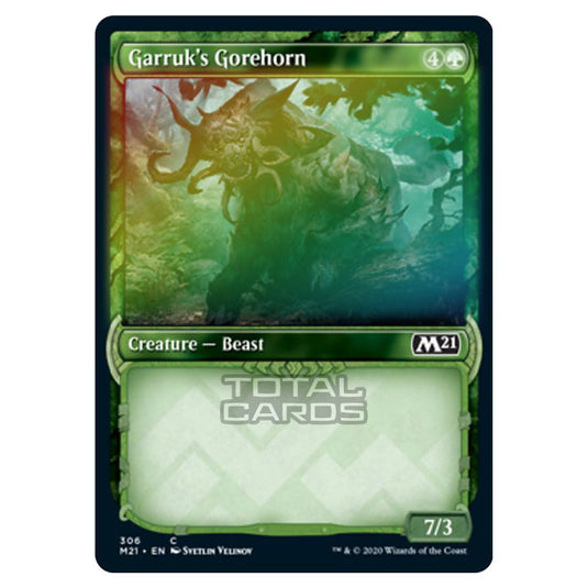 Magic The Gathering - Core Set 2021 - Garruk's Gorehorn - 306/274 (Foil)