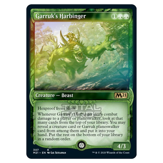 Magic The Gathering - Core Set 2021 - Garruk's Harbinger - 307/274 (Foil)