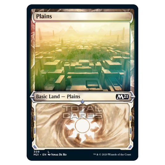 Magic The Gathering - Core Set 2021 - Plains - 309/274 (Foil)