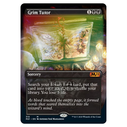 Magic The Gathering - Core Set 2021 - Grim Tutor - 315/274 (Foil)