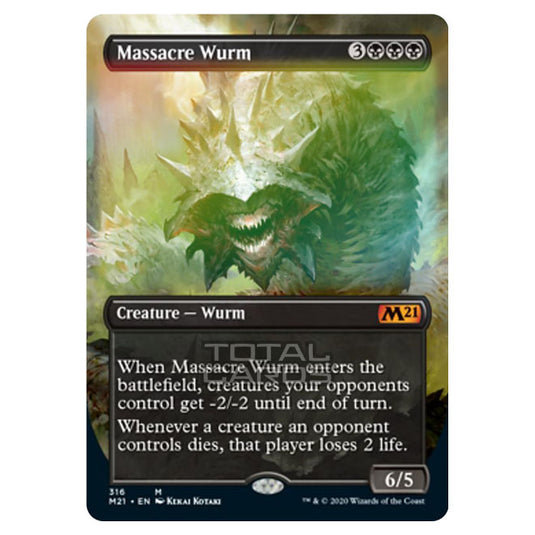 Magic The Gathering - Core Set 2021 - Massacre Wurm - 316/274 (Foil)