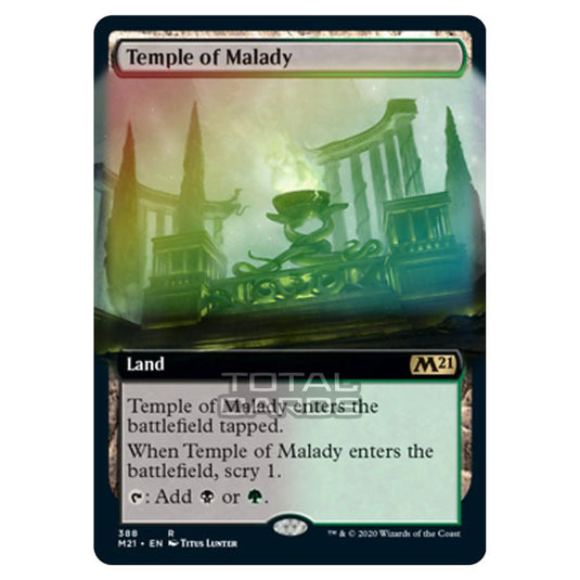 Magic The Gathering - Core Set 2021 - Temple of Malady - 388/274 (Foil)